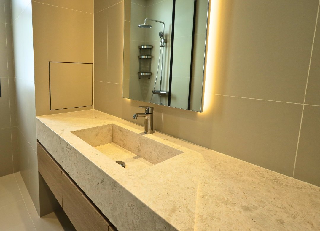 villa bathroom design in dubai