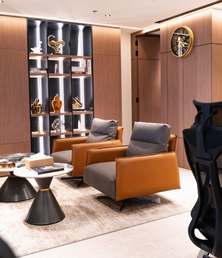 nest seekers office in duja tower, dubai