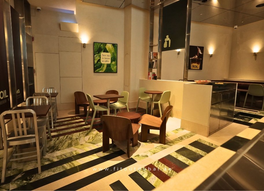 cafe interior designing in Dubai, UAE