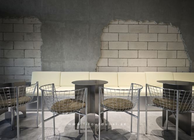 wall interior with raw look